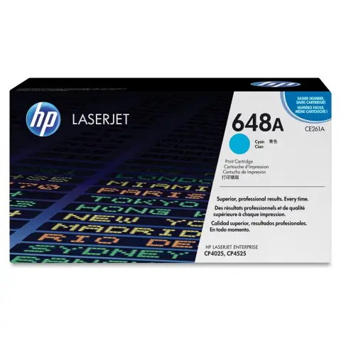 Toner HP 648A / CE261A Cyan do drukarek (Oryginalny) [11k]