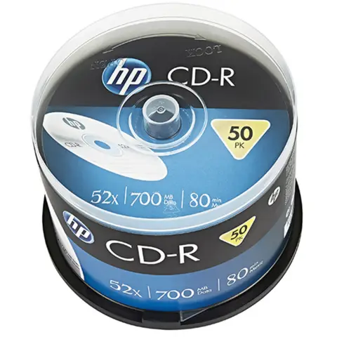 HP CD-R | 700MB | x52 | 80min | szpindel 50 | 12cm | bez możliwości nadruku