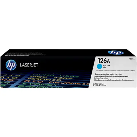 Toner HP 126A / CE311A Cyan do drukarek (Oryginalny) [1k]