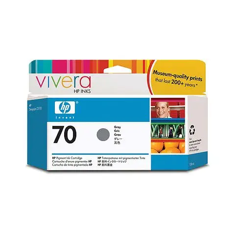 Tusz HP 70 / C9450A Grey do drukarek (Oryginalny) [130 ml]