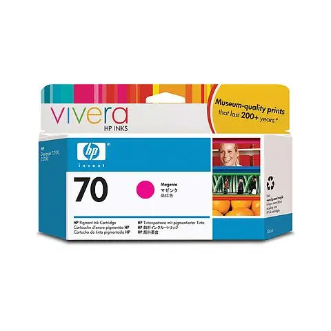 Tusz HP 70 / C9453A Magenta do drukarek (Oryginalny) [130 ml]