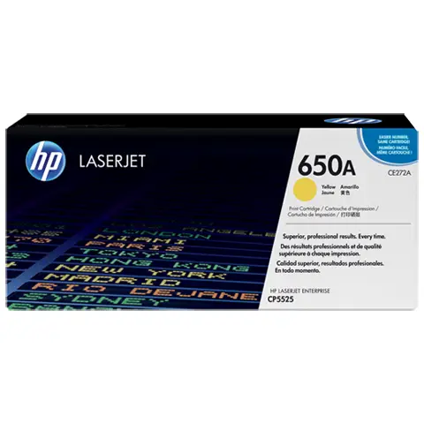 Toner HP 650A / CE272A Yellow do drukarek (Oryginalny) [15k]