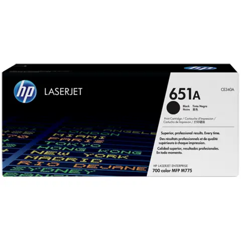 Toner HP 651A /  CE340A  Black do drukarek (Oryginalny) [13.5k]