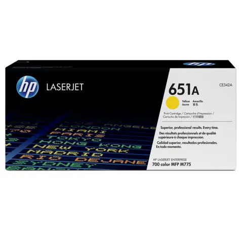 Toner HP 651A / CE342A Yellow do drukarek (Oryginalny) [16k]