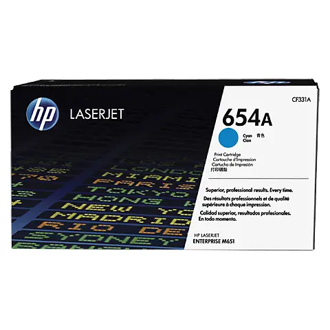 Toner HP 654A / CF331A Cyan do drukarek (Oryginalny) [15k]