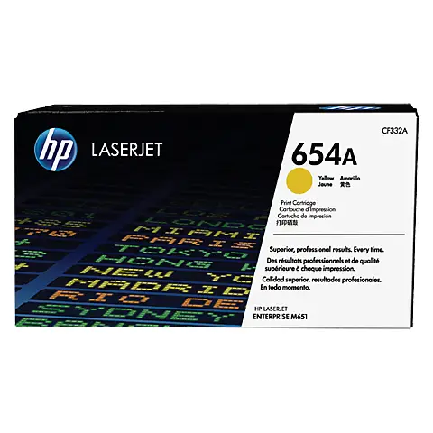 Toner HP 654A / CF332A Yellow do drukarek (Oryginalny) [15k]