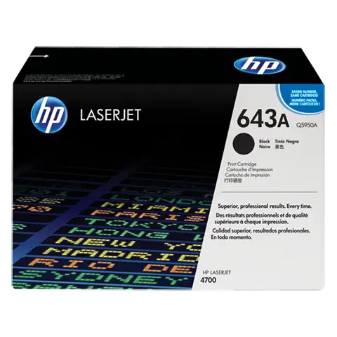 Toner HP 643A / Q5950A Black do drukarek (Oryginalny) [11k]