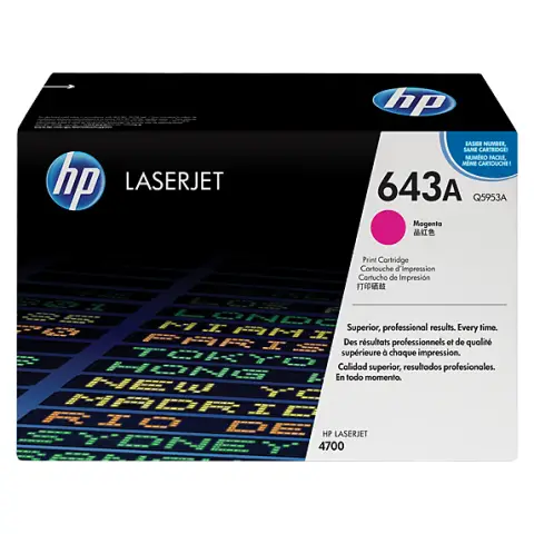 Toner HP 643A / Q5953A Magenta do drukarek (Oryginalny) [10k]