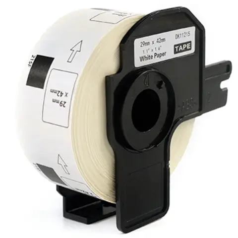 Etykiety JetWorld Zamiennik Brother DK Czarny na Białym 29mm*42mm*700 szt. DK11215, DK-11215, DK11.215