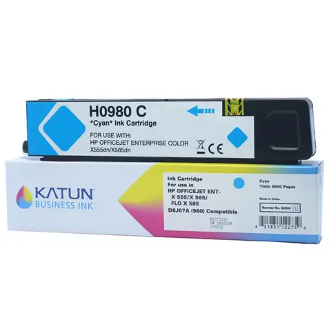 Tusz Katun do HP OFFICEJET ENTERPRISE FLO X585Z | 6 600str.|cyan| Business Ink-5194890
