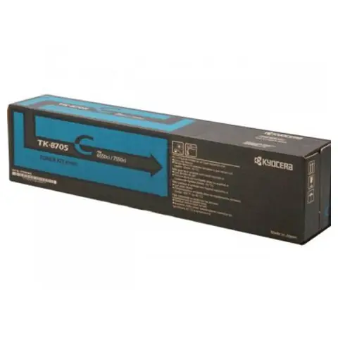 Toner Kyocera TK-8705C Cyan do drukarek (Oryginalny) [30k]