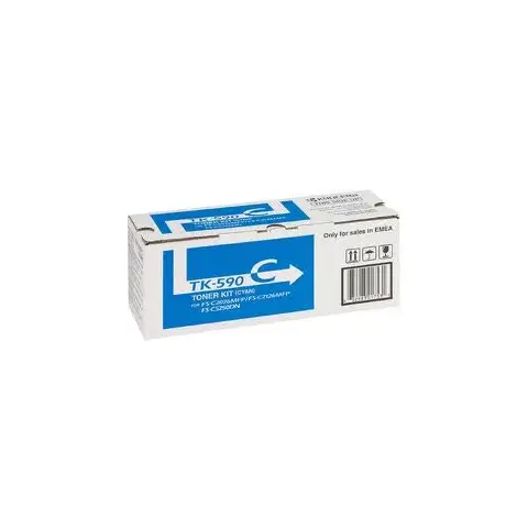 Toner Kyocera TK-590C Cyan do drukarek (Oryginalny) [5k]