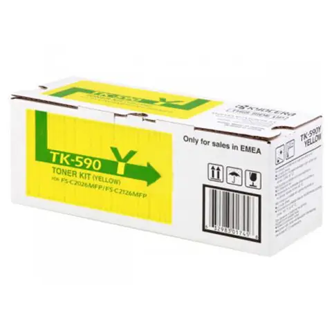 Toner Kyocera TK-590Y Yellow do drukarek (Oryginalny) [5k]