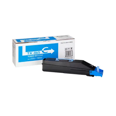 Toner Kyocera TK-865C Cyan do drukarek (Oryginalny) [12k]