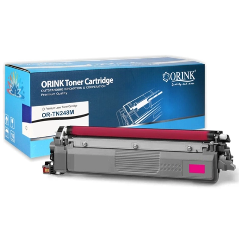 Toner LBTN248XLM-CHIP-OR Magenta do drukarek Brother (Zamiennik Brother TN248XLM) [2.3k]