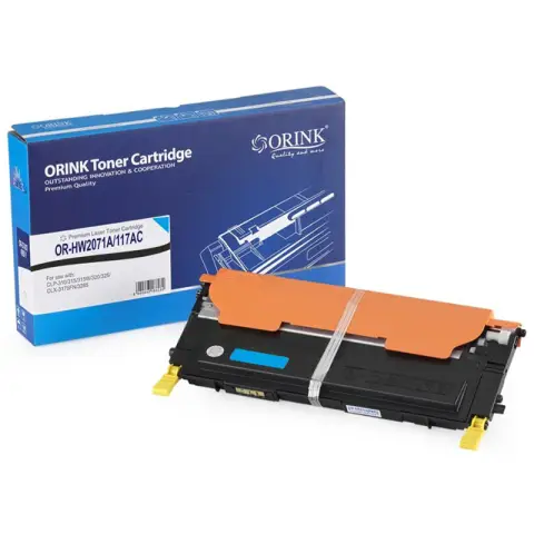 Toner LH117A-C-CHIP-OR Cyan do drukarek HP (Zamiennik HP 117A / W2071A) [700 stron]