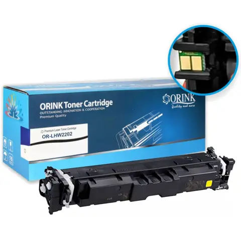Toner LH220A-Y-OR-CHIP Yellow do drukare HP (Zamiennik HP 220A / W2202A) [1.8k]