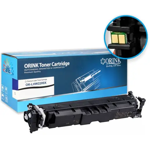 Toner LH220X-BK-OR-CHIP Czarny do drukare HP (Zamiennik HP 220X / W2200X) [7.5]