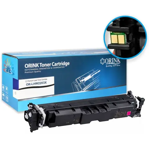 Toner LH220X-M-OR-CHIP Magenta do drukare HP (Zamiennik HP 220X / W2203X) [5.5]