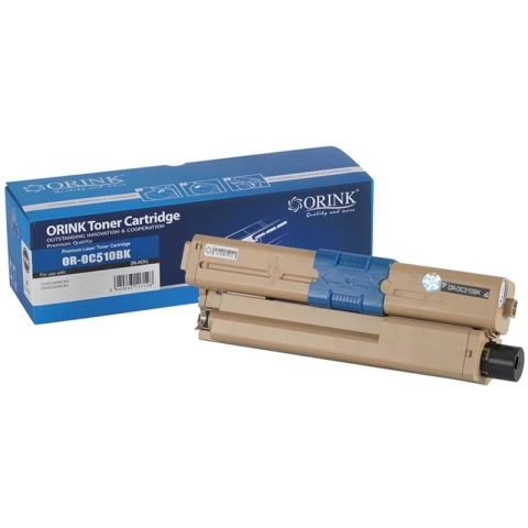 Toner czarny do OKI C510, C511, C530, C531, MC561, MC562 - Zamiennik 44469804