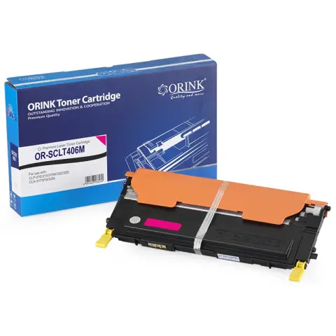 Toner LSCLT406M-OR Magenta do drukarek Samsung (Zamiennik Samsung CLT406M) [1000 stron]