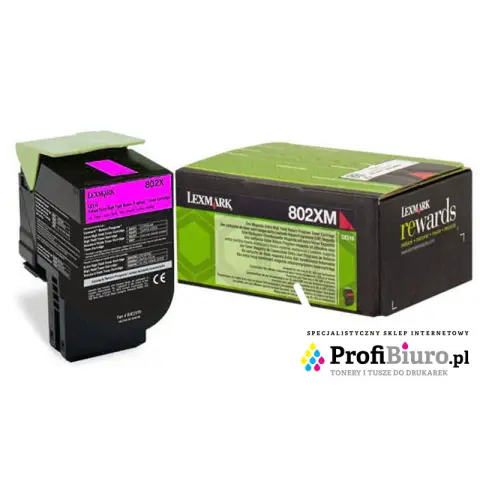 Toner Lexmark 802XM / 80C2XM0 Magenta do drukarek (Oryginalny) [4k]