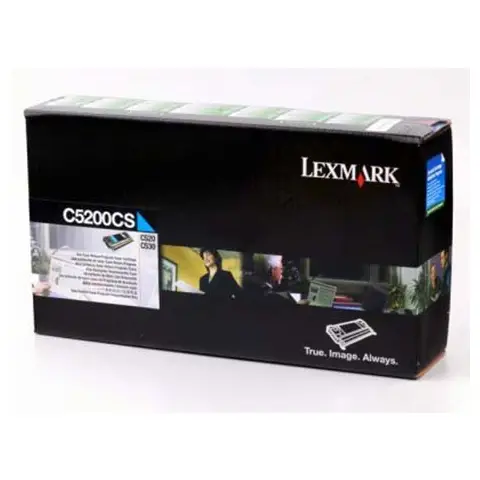 Toner Lexmark C5200CS Cyan do drukarek (Oryginalny) [3k]