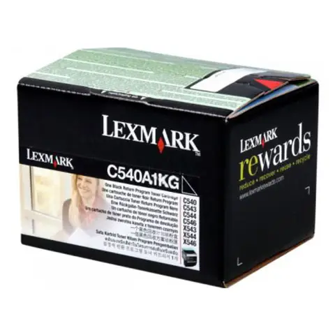 Toner Lexmark C540A1KG Black do drukarek (Oryginalny)
