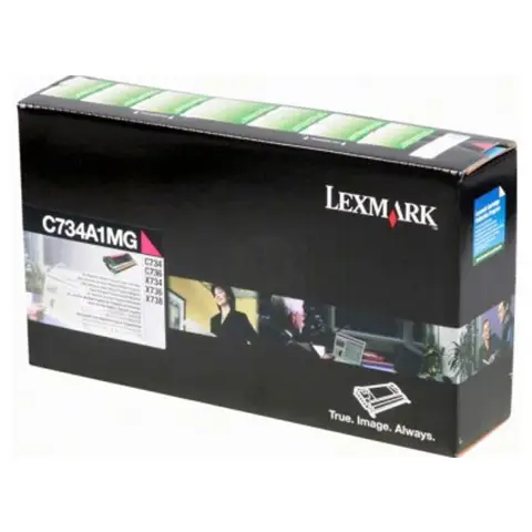 Toner Lexmark C734A1MG Magenta do drukarek (Oryginalny)