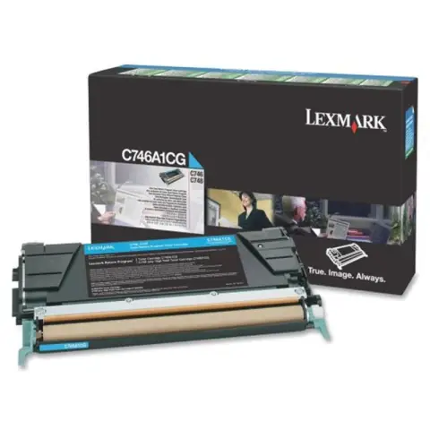 Toner Lexmark C746A1CG Cyan do drukarek (Oryginalny) [7k]