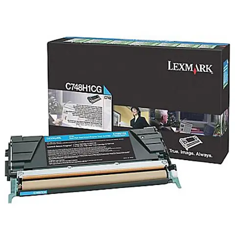 Toner Lexmark C748H1CG Cyan do drukarek (Oryginalny) [10k]