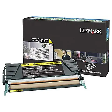 Toner Lexmark C748H1YG Yellow do drukarek (Oryginalny) [10k]