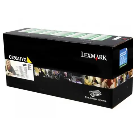 Toner Lexmark C780A1YG Yellow do drukarek (Oryginalny)