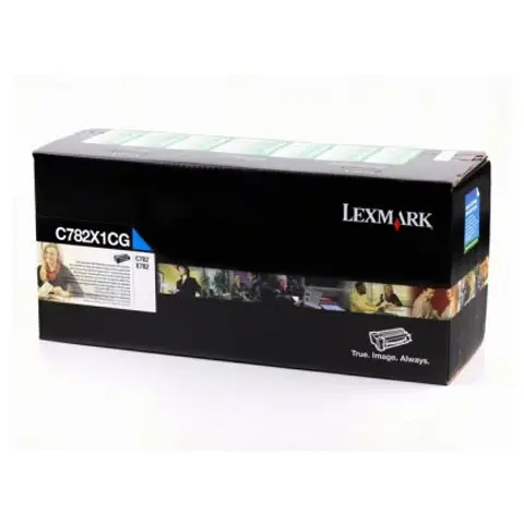Toner Lexmark C782X1CG Cyan do drukarek (Oryginalny)