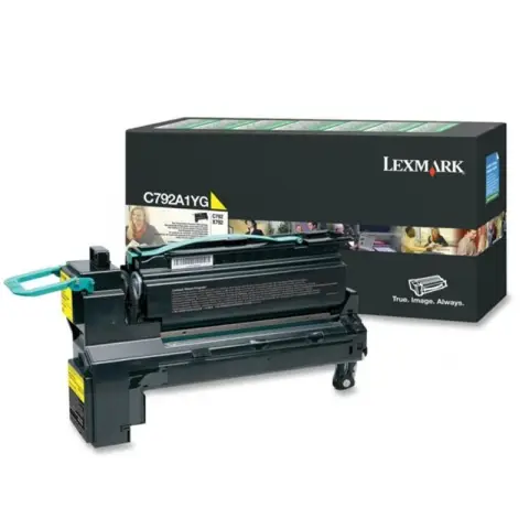 Toner Lexmark C792A1YG Yellow do drukarek (Oryginalny) [6k]