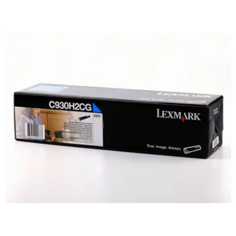 Toner Lexmark C930H2CG Cyan do drukarek (Oryginalny)