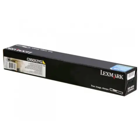 Toner Lexmark C950X2YG Yellow do drukarek (Oryginalny) [22k]