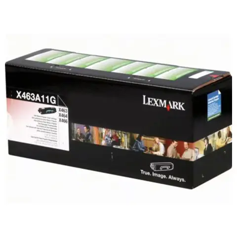 Toner Lexmark X463A11G Black do drukarek (Oryginalny)