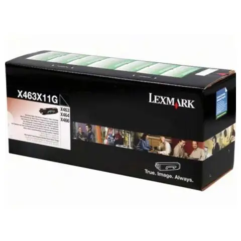 Toner Lexmark X463X11G Black do drukarek (Oryginalny)