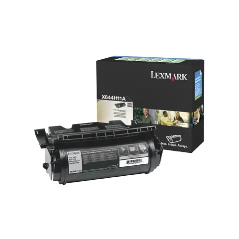 Toner Lexmark X644H11E Czarny do drukarek (Oryginalny)