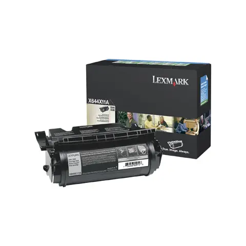 Toner Lexmark X644X11E Czarny do drukarek (Oryginalny)