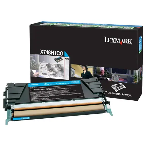 Toner Lexmark X748H1CG Cyan do drukarek (Oryginalny) [10k]