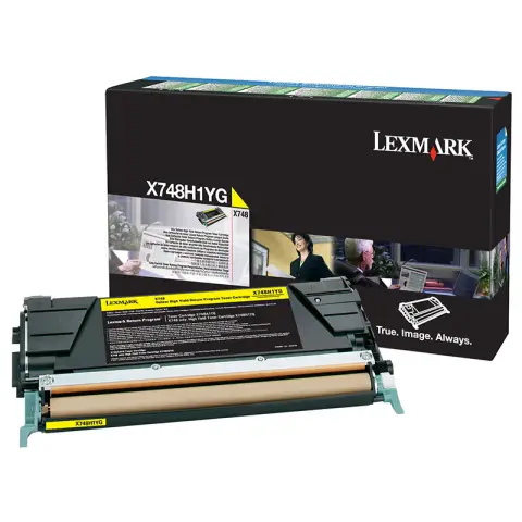 Toner Lexmark X748H1YG Yellow do drukarek (Oryginalny) [10k]
