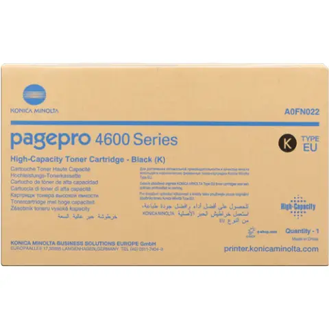 Toner Minolta A0FN022 Czarny do drukarek (Oryginalny)