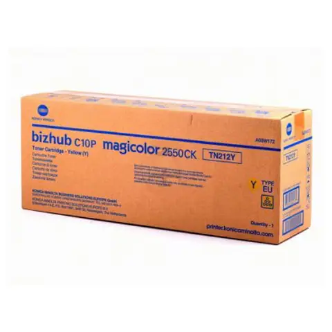 Toner Konica Minolta TN212Y / A00W172 Yellow do drukarek (Oryginalny)