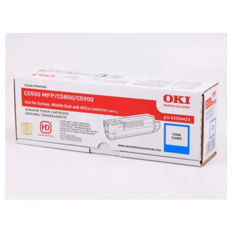 Toner OKI 43324423 Cyan do drukarek (Oryginalny)