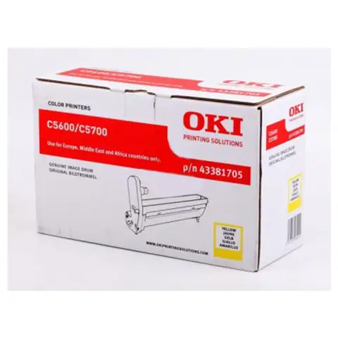 Bęben OKI 43381705 Yellow do drukarek (Oryginalny)