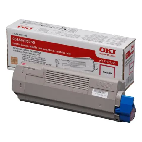 Toner OKI 43872306 Magenta do drukarek (Oryginalny) [2k]