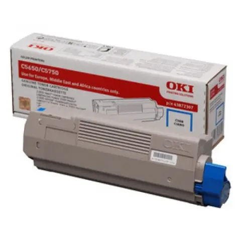 Toner OKI 43872307 Cyan do drukarek (Oryginalny) [2k]