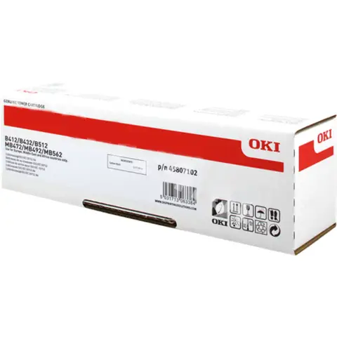 OKI 45807102 - Toner do OKI B412, B432, B512, MB472, MB562
